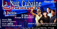 visuel nuit Cubaine du samedi 14 avril 2018